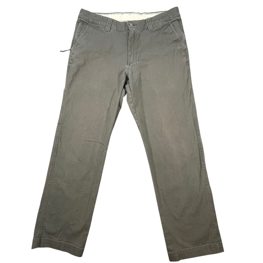 Columbia Brown Green Regular Fit Utility Chino Pants Mens 33x30